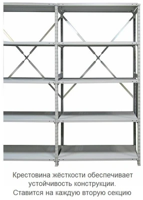 Стеллаж металлический ТСУ 4.7-150