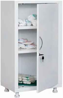 Шкаф медицинский металлический Hilfe МД 1 1657/SS