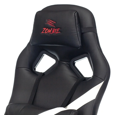 Игровое кресло Бюрократ Zombie Драйвер (Driver) (экокожа черно-белая)